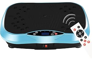 YOKELE Vibration Plate Exercise Machine - Full Body Workout Vibration Platform with Loop Bands & Remote Control for Home Fitness & Weight Loss & Muscle Toning