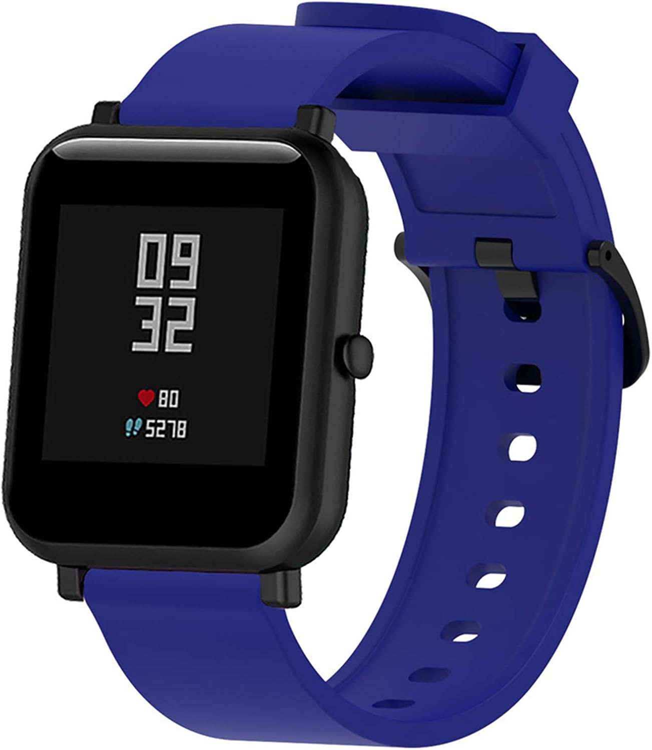 Lilon 1 Pieza de Repuesto para Bandas amazfit bip, Reloj de liberación rápida de 20 mm Bandas de Silicona Suave para Amazfit Bip Band Mujeres Hombres