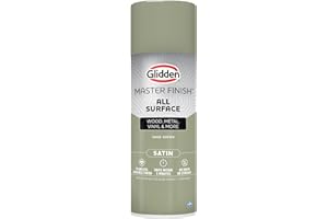 Glidden Master Finish 12 oz. Satin Green Sage Interior/Exterior All Surface Spray Paint and Primer