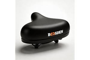 BOOSDEN Bicycle Seat, Comfortable Bike Seat, Mountain Bike Seats for Men & Women, Road Bike Saddle with Shockproof Memory Foa