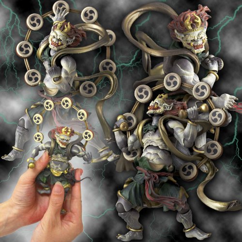 海洋堂 リボルテックタケヤ 雷神(赤) 塗装済み可動フィギュア タケヤ式自在置物 「雷神」 製品レビュー｜海洋堂広報ブログ
