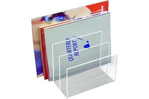 Kantek AD45 Acrylic File Sorter, 8 x 6 1/2 x 7 1/2-Inches (Clear)
