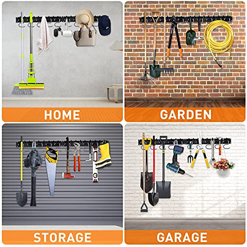 Garage Tool Organizer Wall Mount, 64 Inch Adjustable Storage System