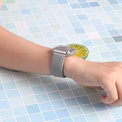 QIENGO Compatible with Apple Watch Band with Case