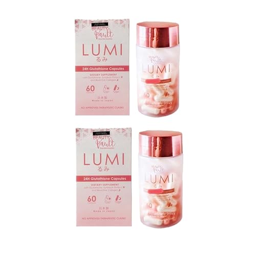beauty vault lumi 24h glutathione Beauty Vault Lumi 24H Glutathione 60 Capsules Benefits: Skin Brightening:  Helps lighten dark spots and even out skin tone. Anti-Aging: Reduces signs  of aging such as fine lines and wrinkles. Enhanced Hydration: main image 1