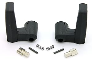 LATCHWELL New Black Vent Window Handles Locking Pair (Driver and Passenger Side) Compatible with 1980-1996 Ford Truck Bronco