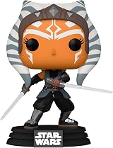 Funko Pop Star Wars The Mandalorian Ahsoka Tano with Sabers Vinyl Figure view 3