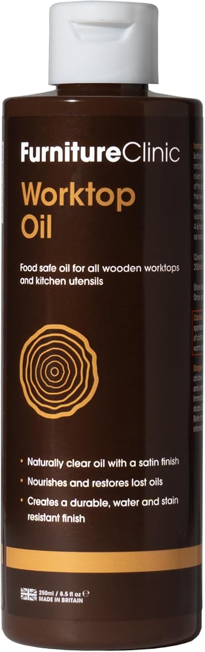 Furniture Clinic Worktop Oil 500ml Food Safe Quick Drying