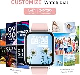 Motast Smart Watch Fitness Tracker 1.69” Touch Screen IP68 Waterproof view 7