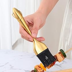2 Pack Grill Basting Brush with 2 Pack Back Up