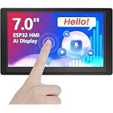 ELECROW 7" ESP32 Display 800&times;480, HMI IPS AI Touch Screen with Acrylic Case | Support AI Speech Interaction, 32-Bit LX7 Dual-Core Processor, Up to 240MHz, Compatible with Arduino, ESP-IDF (Advanced)