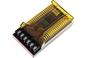 DriSentri 2 Way Crossover for Speaker, 120W Speaker Frequency Divider 2 Way Car Audio Speakers Two Crossover Divider Crossover Filter for Cars
