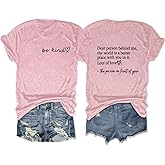 Be Kind Womens T Shirts Cute Graphic Blessed Shirt Short Sleeve Tees Funny Inspirational T-Shirt Teacher Tops