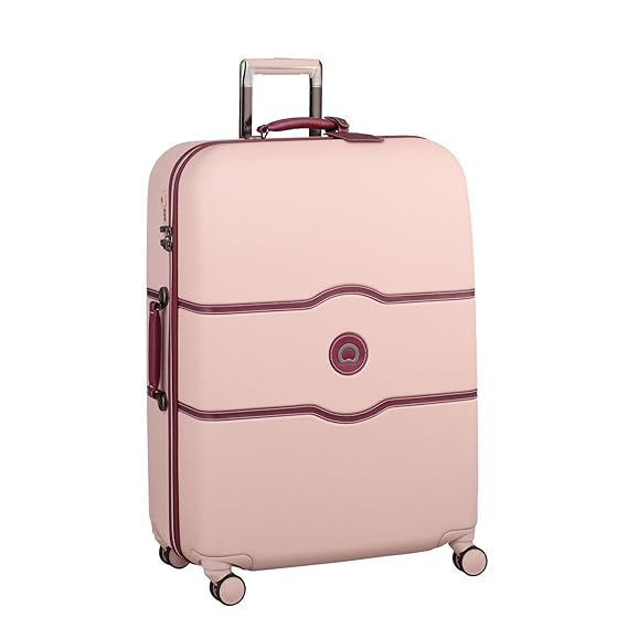DELSEY Chatelet Hard + Suitcase, 77 cm, 112 liters, Pink (Rose) Amazon