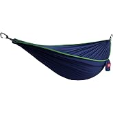 GRAND TRUNK TrunkTech Single Hammock | 11 ft | 500 lb capacity | Fast-drying ripstop nylon | Lightweight for solo camping &amp; travel