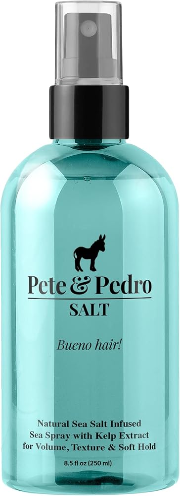 Pete & Pedro Natural Sea Salt Spray For Hair Adds Volume & Texture, 8.5 oz | Sea Salt Spray For Men & Women Adds Instant Volu