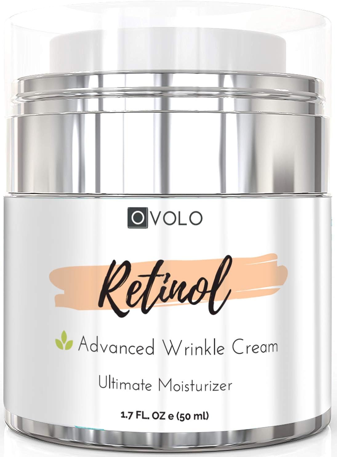 OVOLO Moisturizer Cream with Retinol for Face and Eye Area - BEST NEW 2019 Skin Care Option Formulated with Premium Ingredients (USA Made) - Anti Aging Rapid Wrinkle Repair Cream for Day and Night