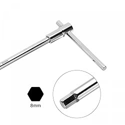 uxcell 8mm Sliding T-Handle Hex Key Wrench for Fast