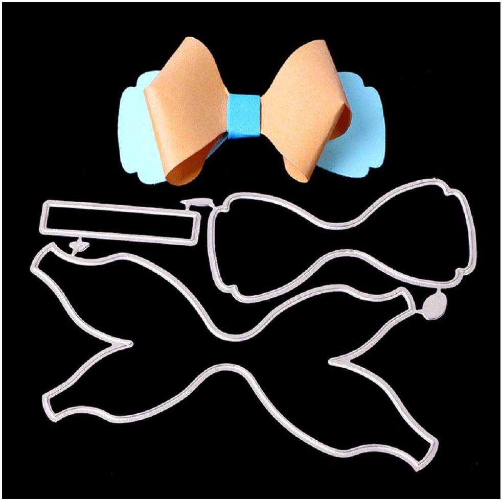 Kaiboo Bow Knot Metal Cutting Dies Stencil for DIY Scrapbooking Album Paper Card Decor Craft Embossing Die Handmade Card Punch Art Knife Cutter Cut Die New
