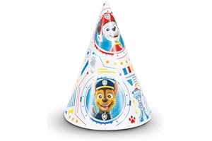 Unique 77431 Paw Patrol Party Hats, 8ct
