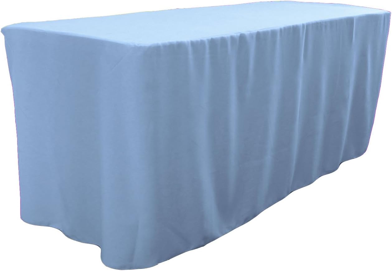 Best 96×30 table cloth fitted polyester black