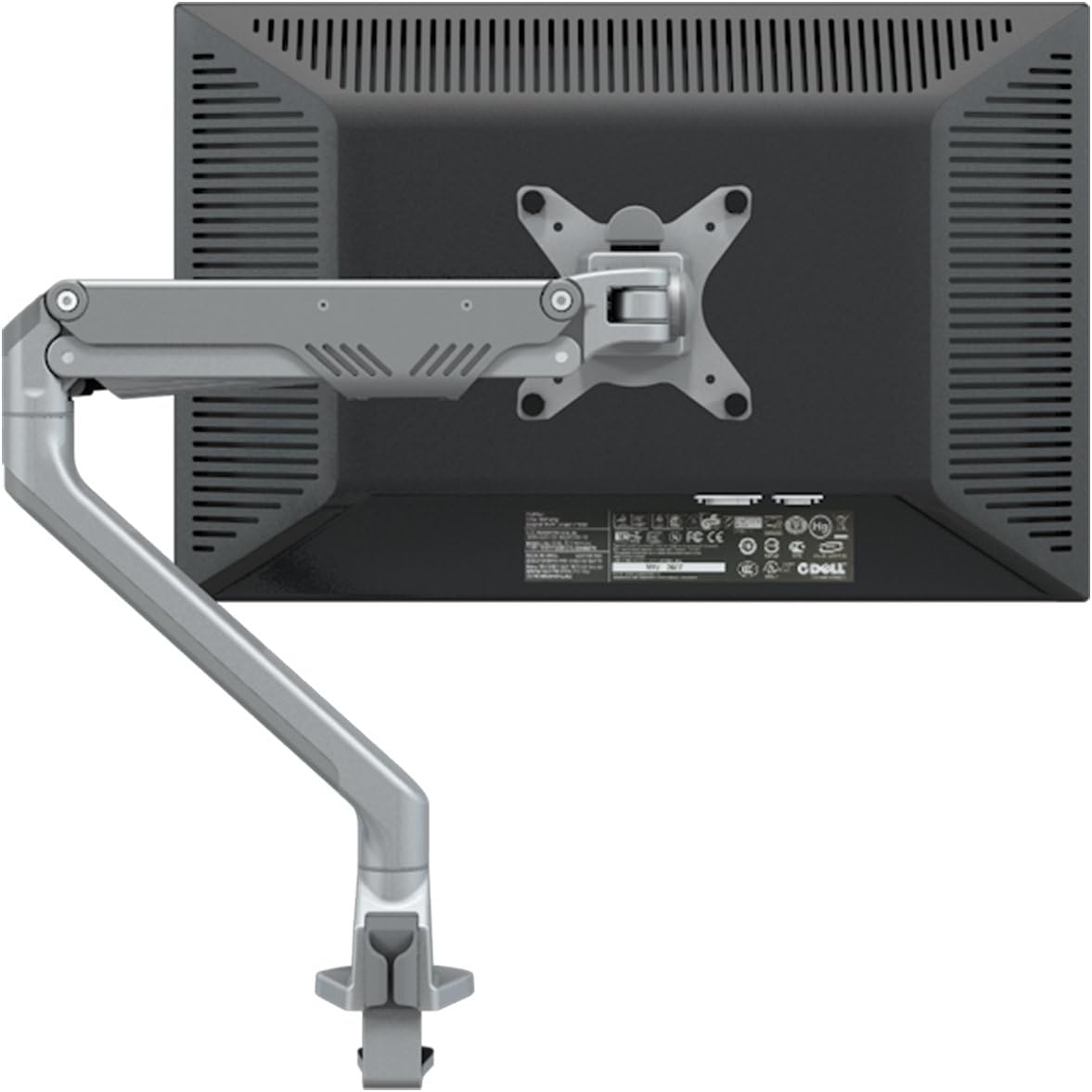 ThingyClub Gas Spring Single LCD Arm Desk VESA Bracket & Monitor Arm Stand for 10"-30" Screens: Tilt up 90° /down 45° - Image 4