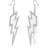 Lightning Bolt Earrings 18k Gold Flash Dangle Drop Earrings Dainty Minimalist thunderbolt Hook Earrings Hypoallergenic Fashion Jewelry Gift For Woman