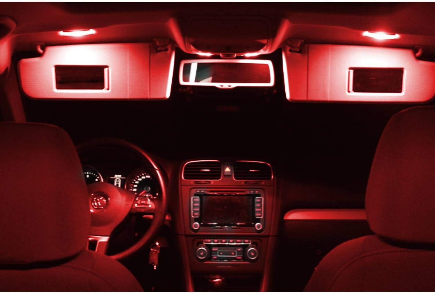 LED Interior Lighting Set for your Car - SMD CAN Bus Plug & Play, Light Package Available in White, Blue, Red, Green, Yellow, Pink