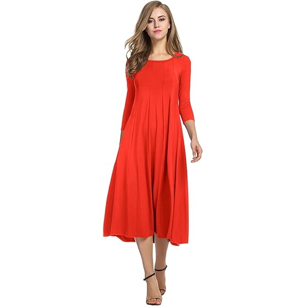 Formal Boat Neck Dress Versear Women Button Down Loose Shirt Dress Pockets Long Sleeve Swing Midi Formal Boat Neck Dress Versear Women Button Down Loose Shirt Dress Pockets Long Sleeve Swing Midi