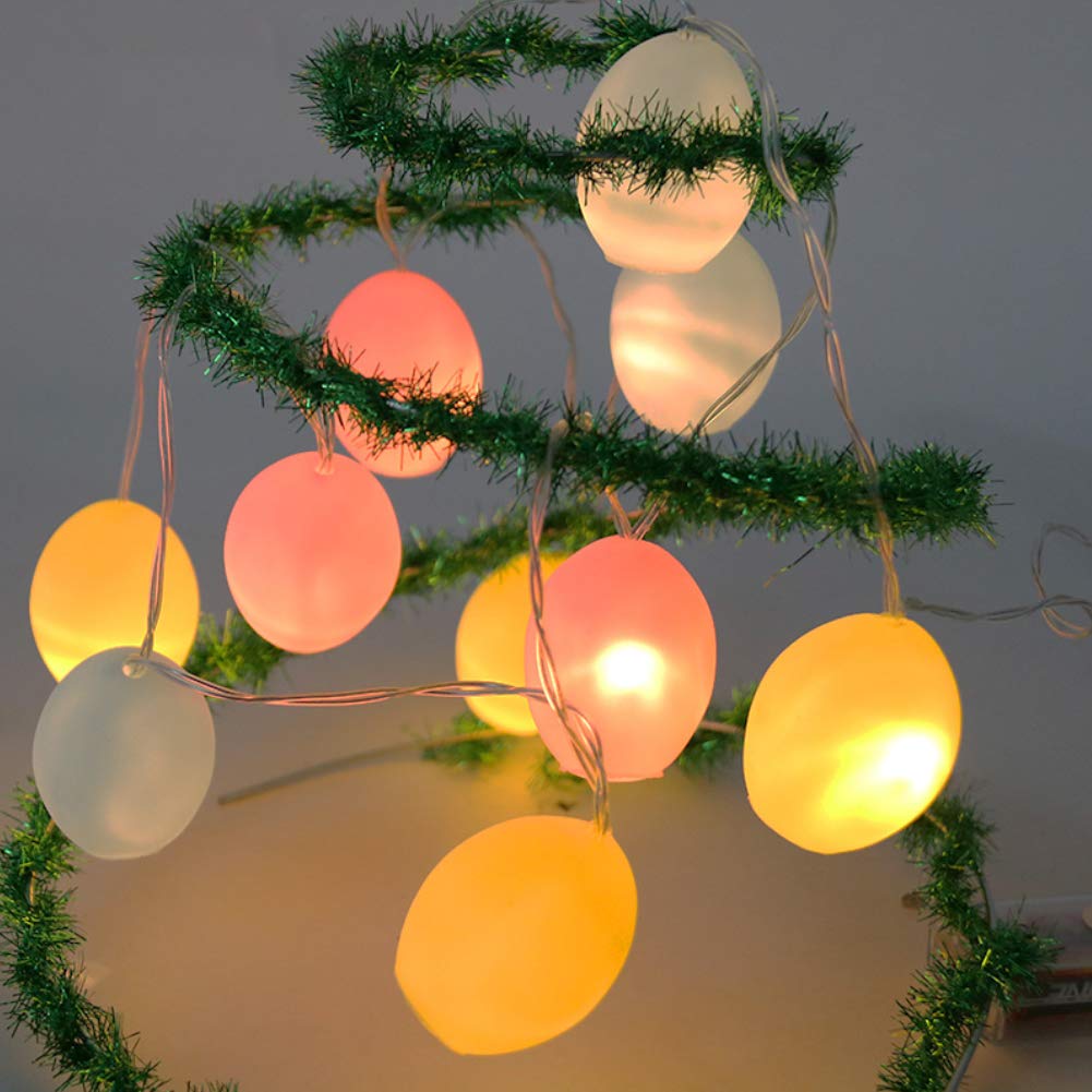 Amor Easter Egg Lights String Easter Decorations String Lights for Easter Halloween Christmas Holidy Party Home Decor