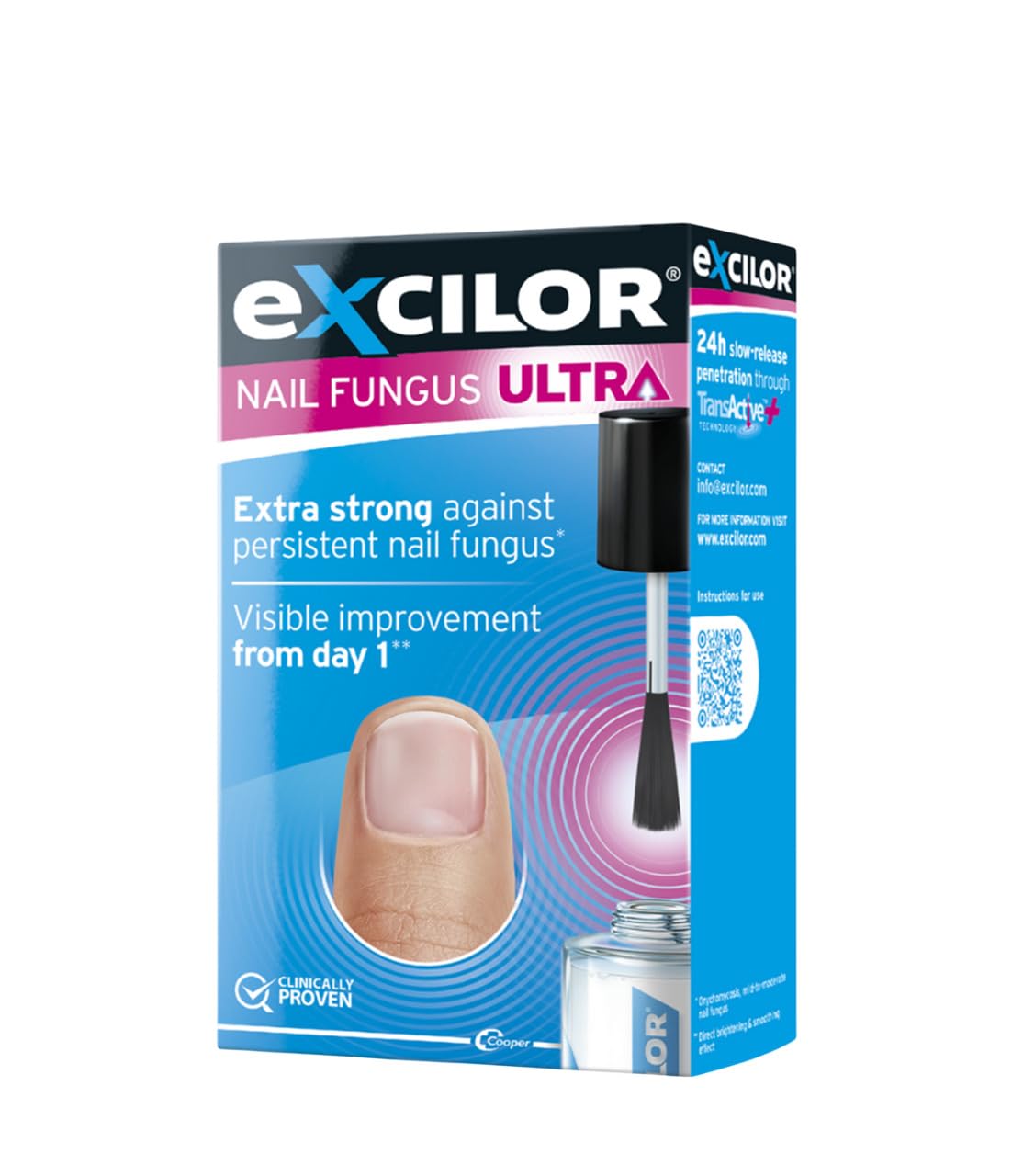 Excilor ULTRA Extra Strong AntiFungal Nail Treatment Repair for Fingernails and Toenails, White, 30 millilitre
