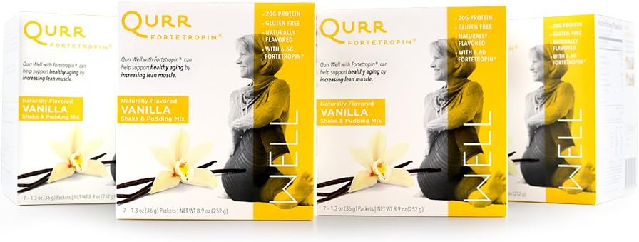 Qurr Well Vanilla Shake & Pudding 4 Weeks Supply
