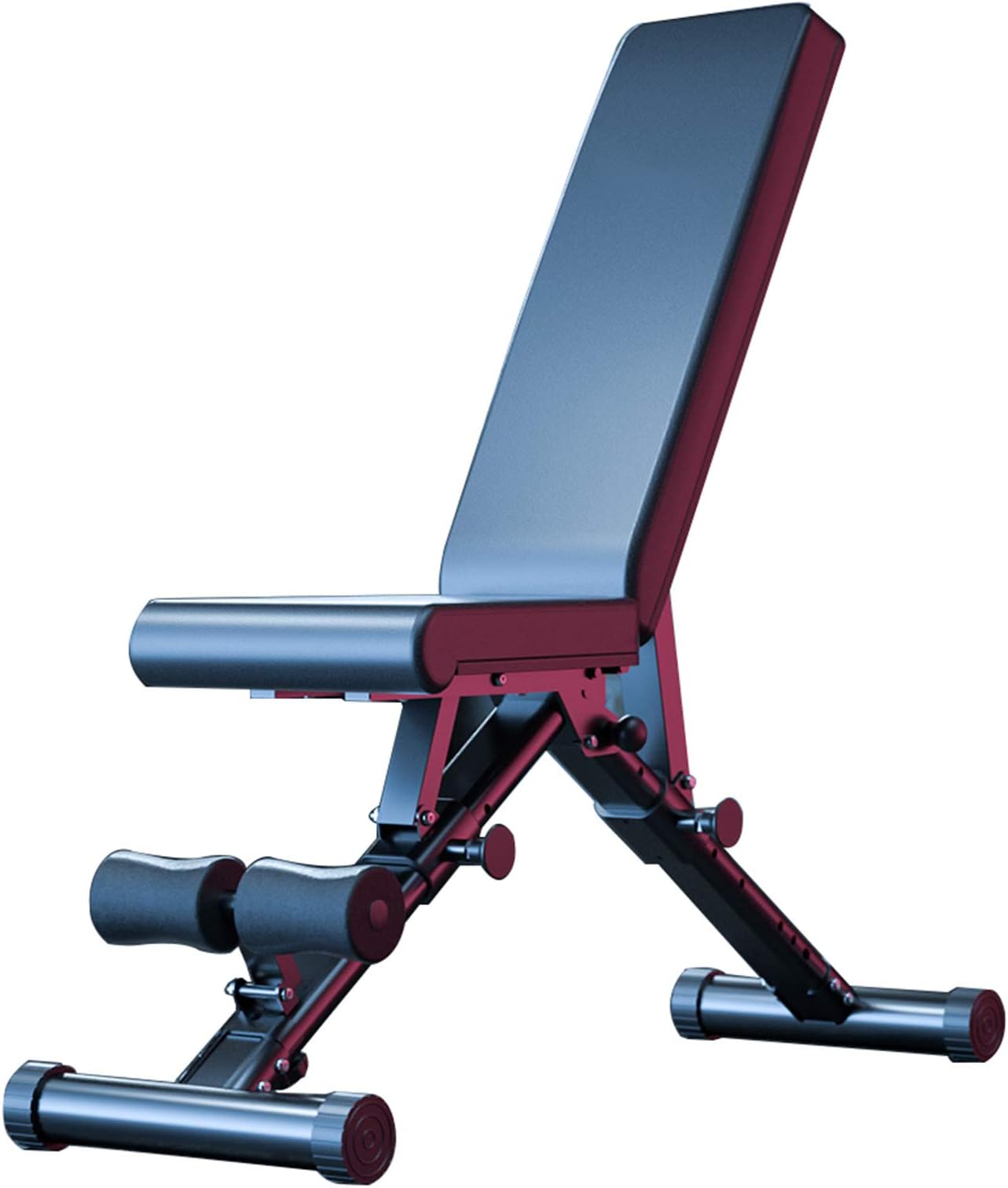 Adjustable Dumbbell Bench, Foldable, Fitness Bench, Sit-Ups, Multi-Functional Fitness Chair, Thickened Tubing, Strong Load-Bearing Capacity