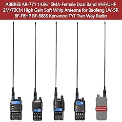 ABBREE AR-771 Ham Radio Antenna Dual Band VHF/UHF