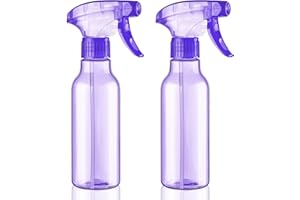 Cosywell Empty Spray Bottles 8.8oz/260ml 2 Pack Plastic Spray Bottle for Cleaning Mist/Stream Refillable Container Water Spraying Bottle for Cooking Hair Care Essential Oils(Purple)
