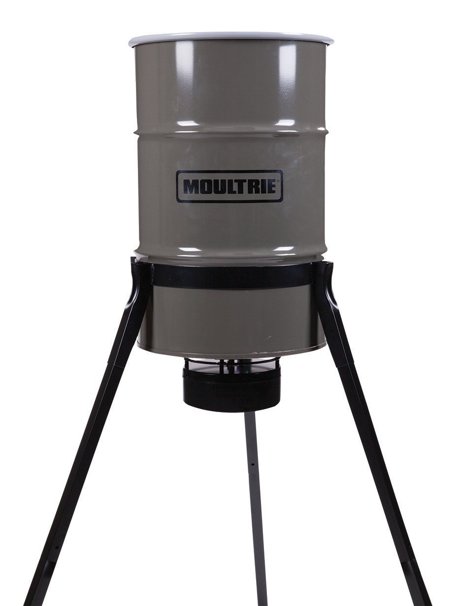 Moultrie Pro Magnum Tripod Deer Feeder 55Gallon All