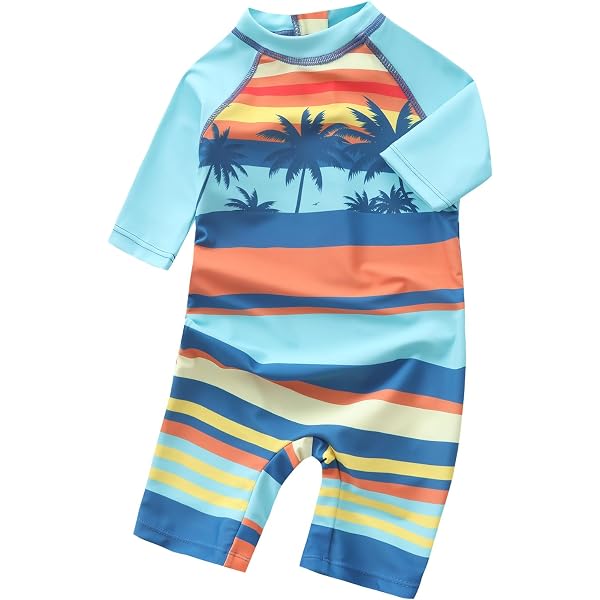 BONVERANO UPF 50+ Sonnenschutzanzug Für Jungen – Langärmlig Mit Reißverschluss & Sonnenhut