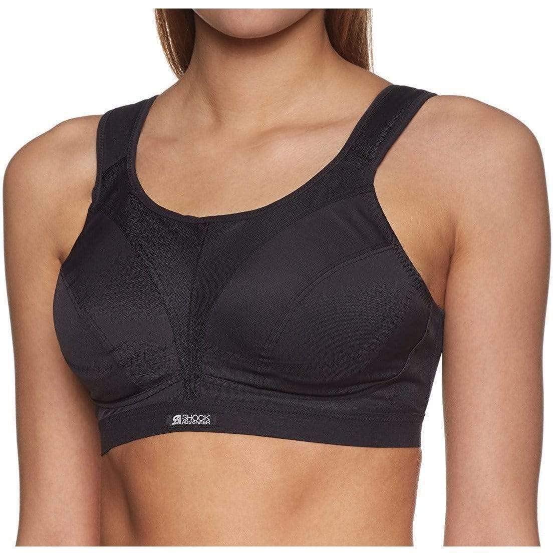 Champion Women's Shock Absorber SN109 Active D+ Classic Bra, BlackBlack (0DT)38GG UKBlack, Black (0DT), 38GG UK