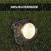 SunKite Solar Powered Rock Light, 2 Pack 10 LED Waterproof Garden Stone Lights Outdoor Landscaping Spotlights, Yard Patio Pathway Driveway Landscape Rock