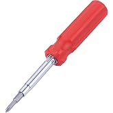 6-In-1 Flat Head &amp; Phillips Reversible Screwdriver #1 And #2 Phillips, 3/16 And 5/16 Slotteds,1/4" &amp; 5/16" Nut Driver Bit Tube Snap-on 6 In 1 Multifunctional Screwdriver