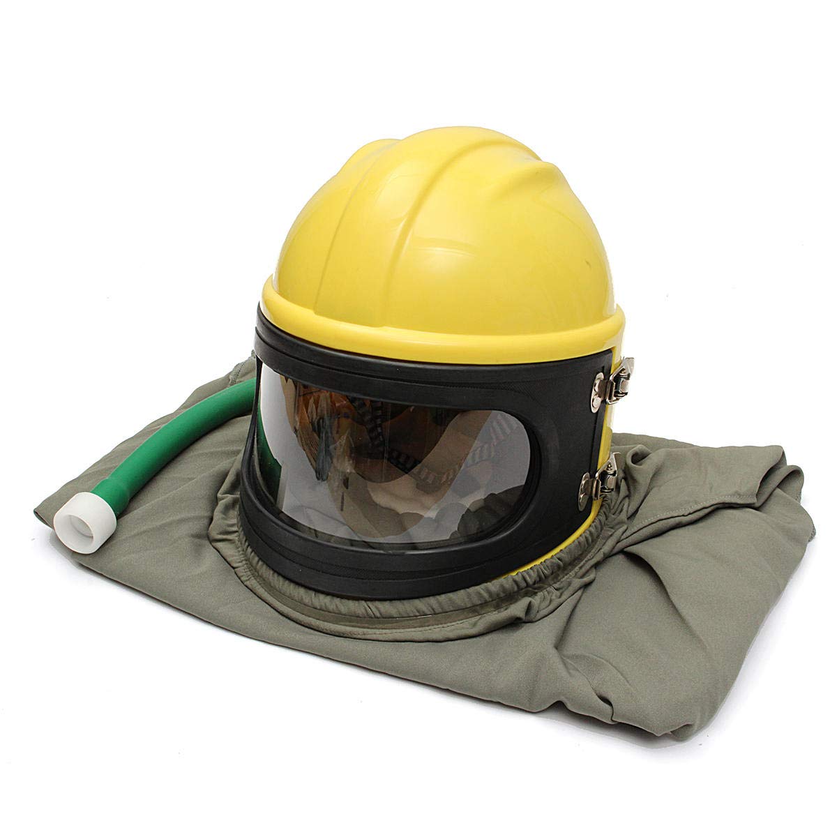 AIR FED Safety Sandblast Helmet Sand Blast Hood Protector for