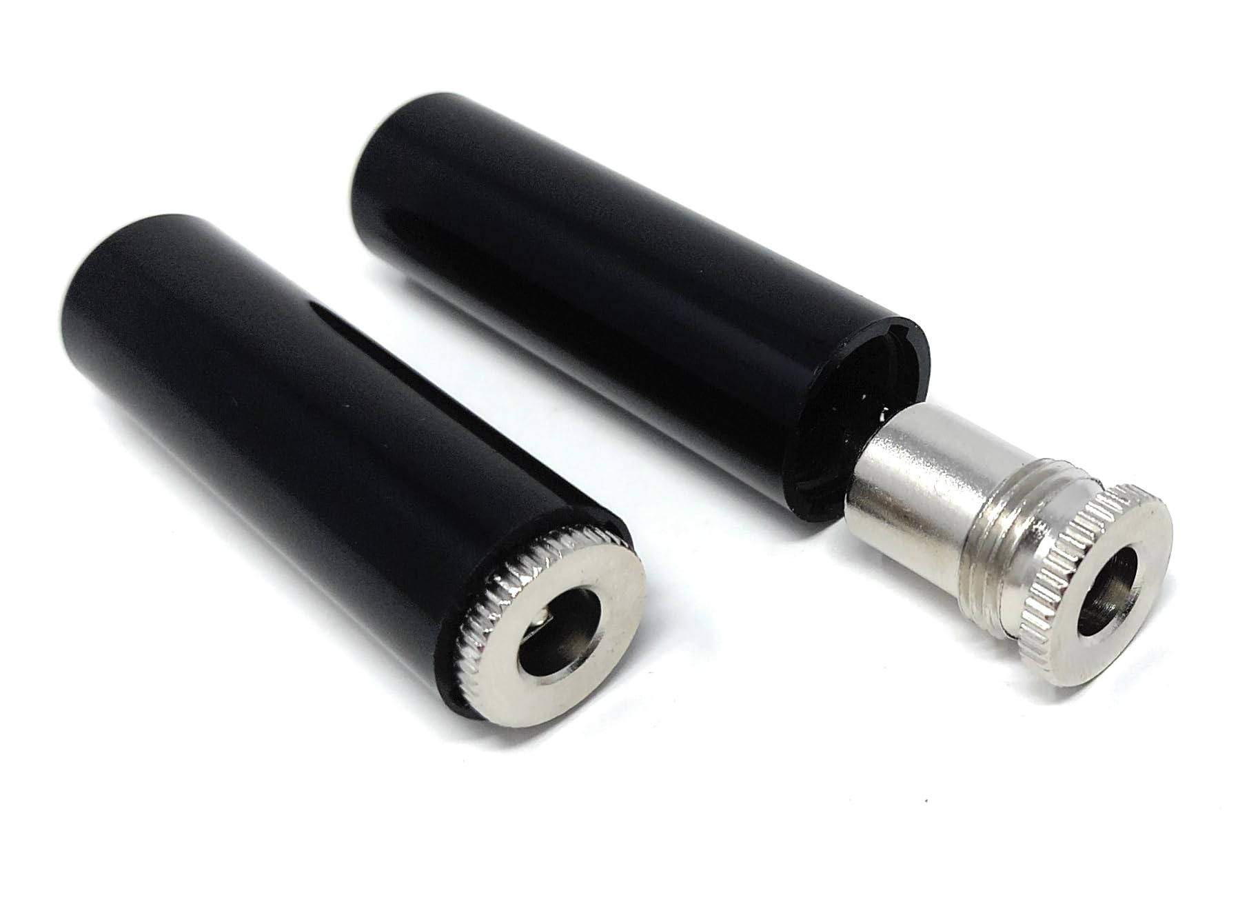 DRUT 2pcs 5.5mm x 2.1mm DC In Line Socket Soldering Terminal End For CCTV, Music Instruments, Led Lamps, Solar Panels Cables