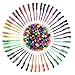 Everyday Essentials Gel Pens - Set of 100 Individual Colors with Barrel Case - Keep Your Pens Neat (100-Color)