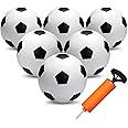 6 Inch Mini Soccer Balls for Kids Toddler, 6'' Small Soccer for Mini Goal Hoop, KickBall Soft Footballs Sport Game for Indoor Outdoor Playground Beach, Pool Ball with Pump For Inflatables Float - 6PCS