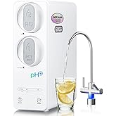 Ecoviva 600GPD Reverse Osmosis System, RO Under Sink Water Filter System, Tankless, Lower TDS, 2.5:1 Pure to Drain Ratio, LED Panel with Filter Monitor, Online Installation Guide, White