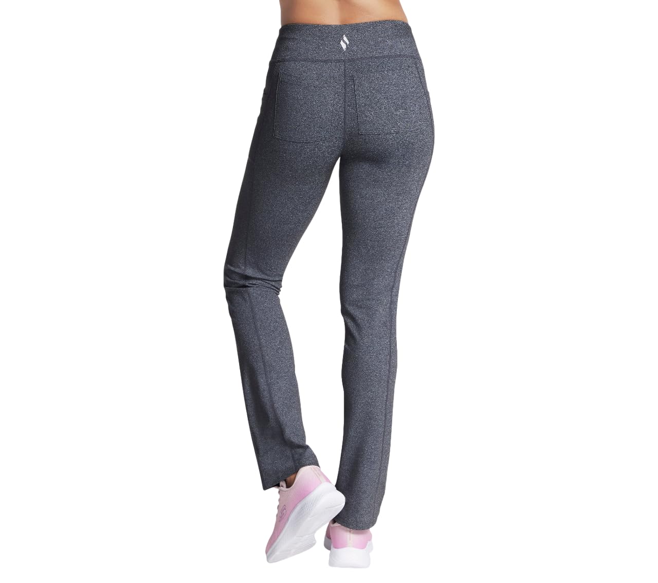 Skechers Women's Go Walk OG Mid Rise Pants, Heathered Gray, XX-Large Tall Image Skechers Women's Go Walk OG Mid Rise Pants, Heathered Gray, XX-Large Tall Image