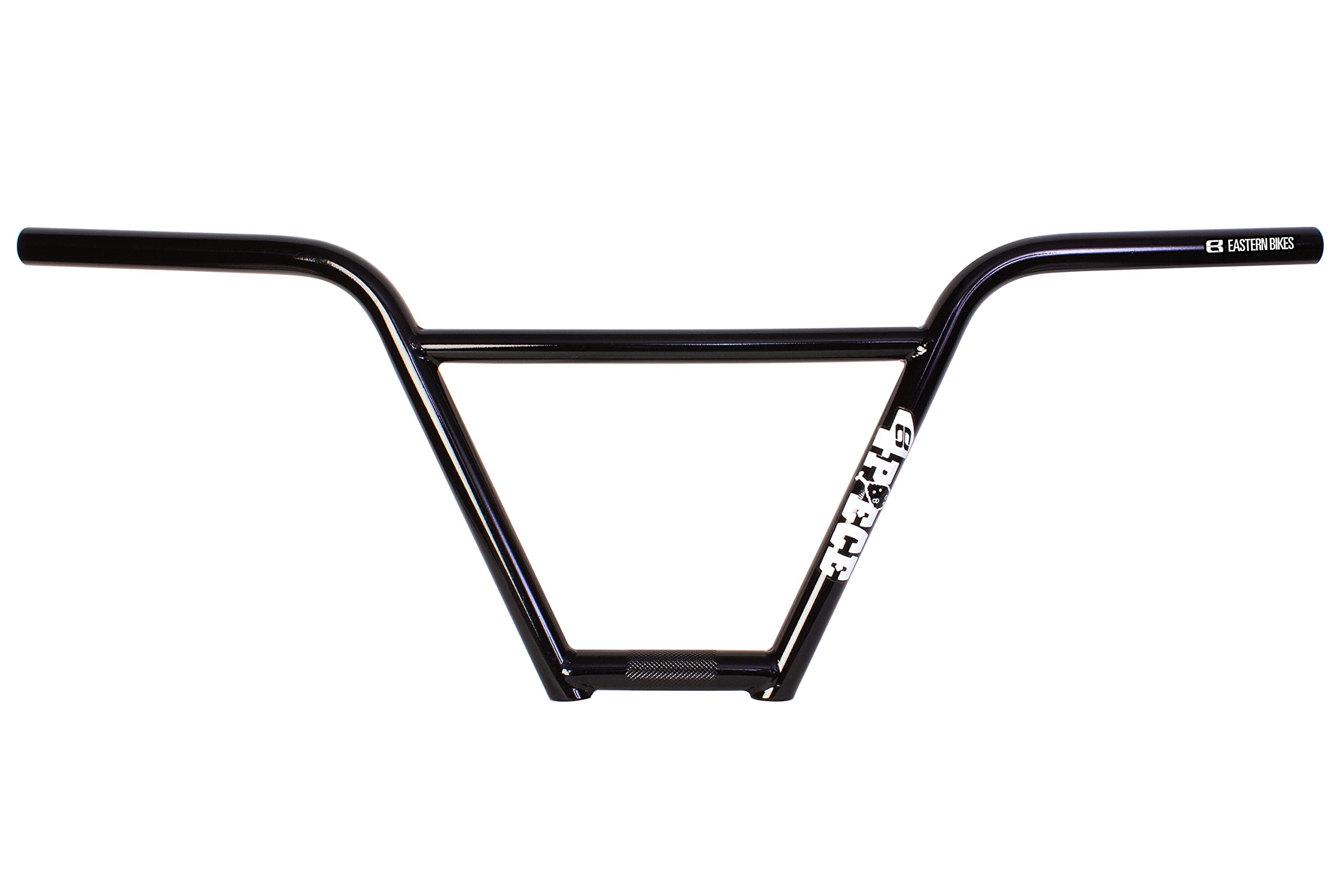 Eastern Bikes 100% Chromoly & Heat Treated, Lightweight 4-Pc BMX Handlebars (Gloss Black, 9.25")