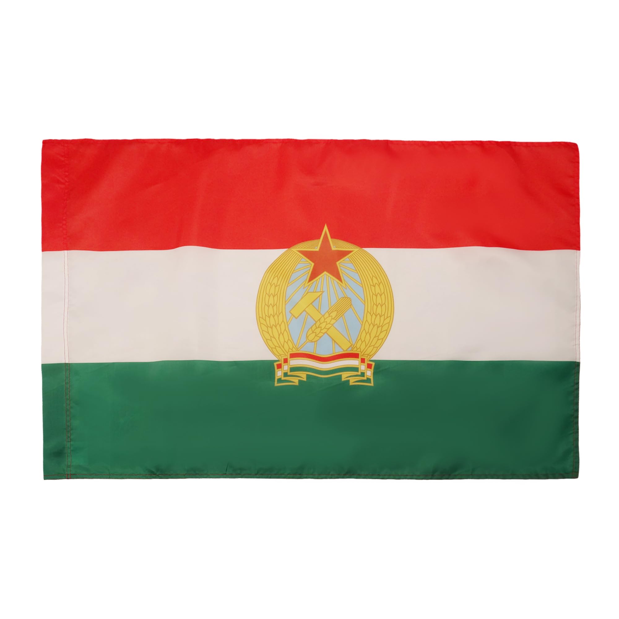 AZ FLAG - Hungarian People's Republic 1949-1956 Flag - 2x3 Ft - Socialist Hungary Banner with Sleeve - 100% Polyester - Fade Resistant - Vivid Colors - 2' x 3' Feet - 90x60 Cm