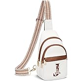 CLOUDWINGS Birthday Gifts for Women Mom Wife Crossbody Bags Sling Bag Fanny Packs with Initial Chest Bag | Initial