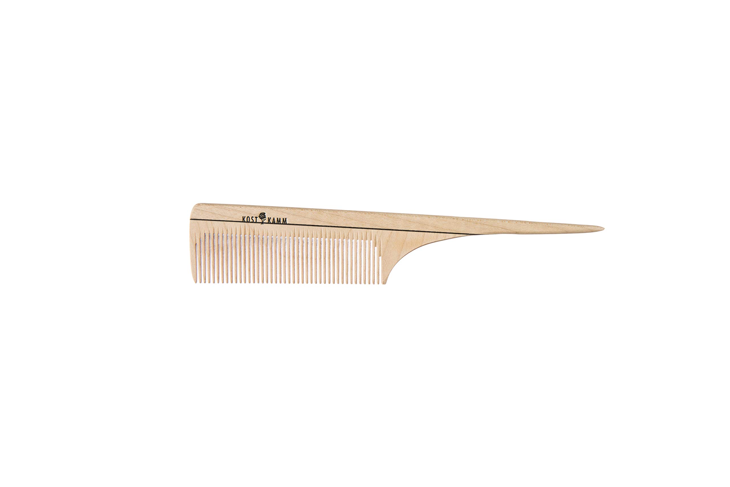Kost Kamm Comb for Short and Straight Hair with Handle - Defining Stripe No. 11 35g